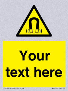 Custom Magnetic Field Sign